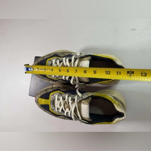 Gucci Rhyton chunky sole sneakers Sz 10 no insoles - Picture 13 of 16